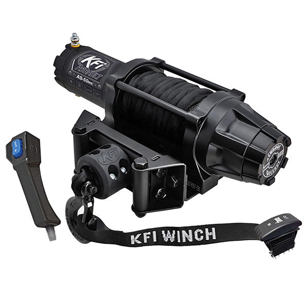 KFI Assault Series Winches - 5000LBS Synthetic Cable Wide