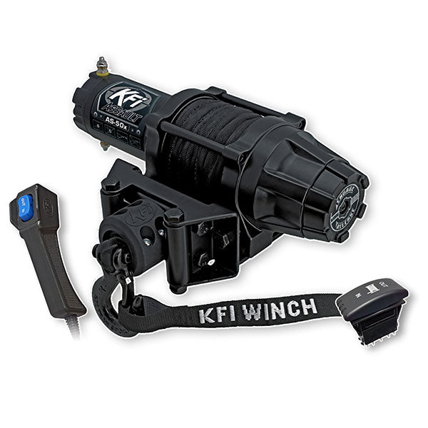 KFI Assault Series Winches - 5000 LB Synthetic Cable
