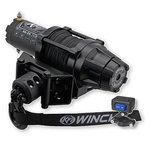 KFI Assault Series Winches - 2500LBS Synthetic Cable