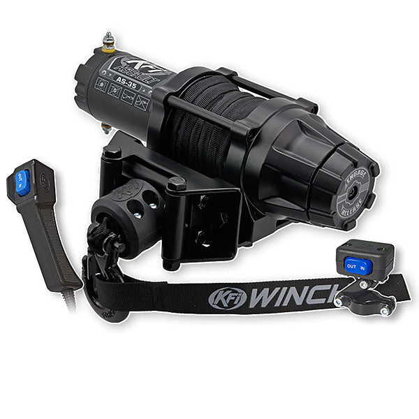 KFI Assault Series Winches - 3500LBS Synthetic Cable