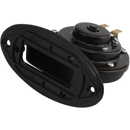 SeaDog 431230 Drop In 4 Amp 108DB Horn V.2 with Grills - Powder Coated Steel & Injected Molded Nylon