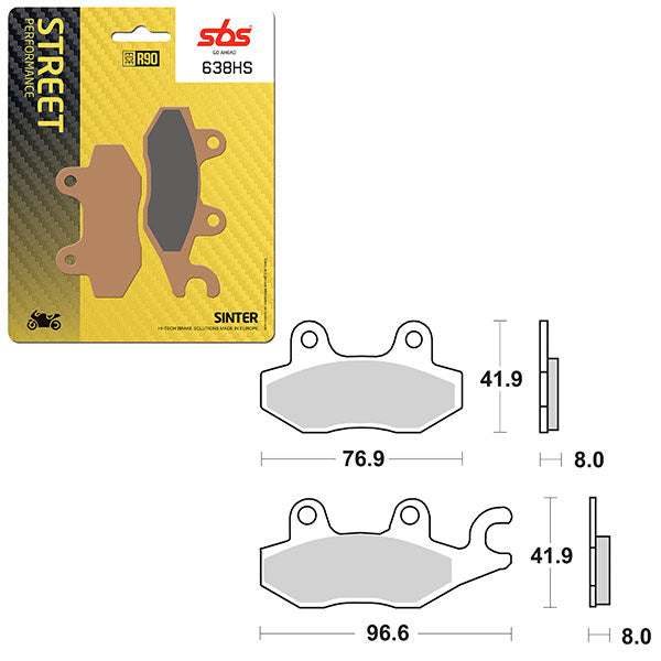 SBS Brake Pad SBS638HS