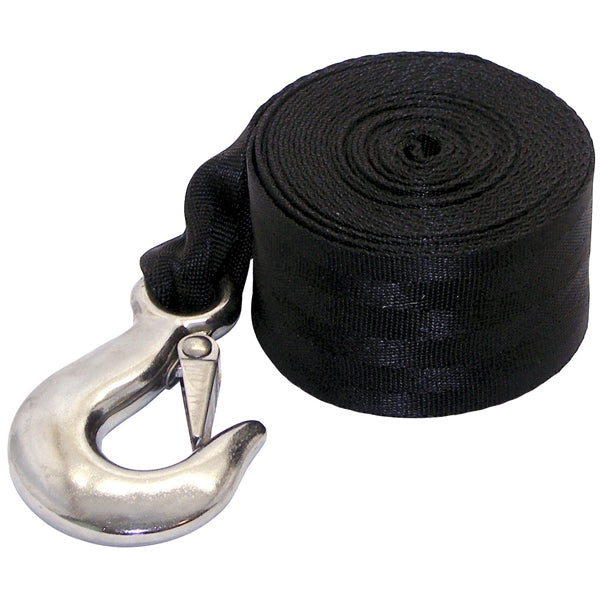Winch Strap 2" x 25' & Hook
