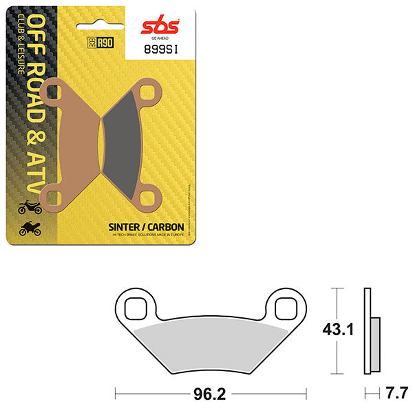 SBS ATV/UTC Sinter Brake Pad