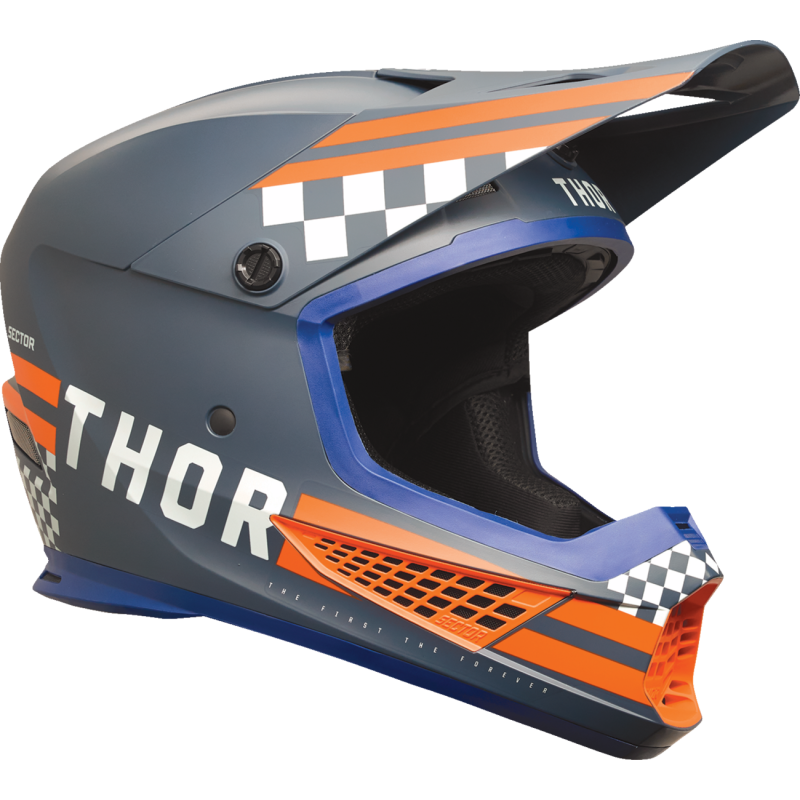 Thor Sector 2 Helmet - Combat Midnight/Orange