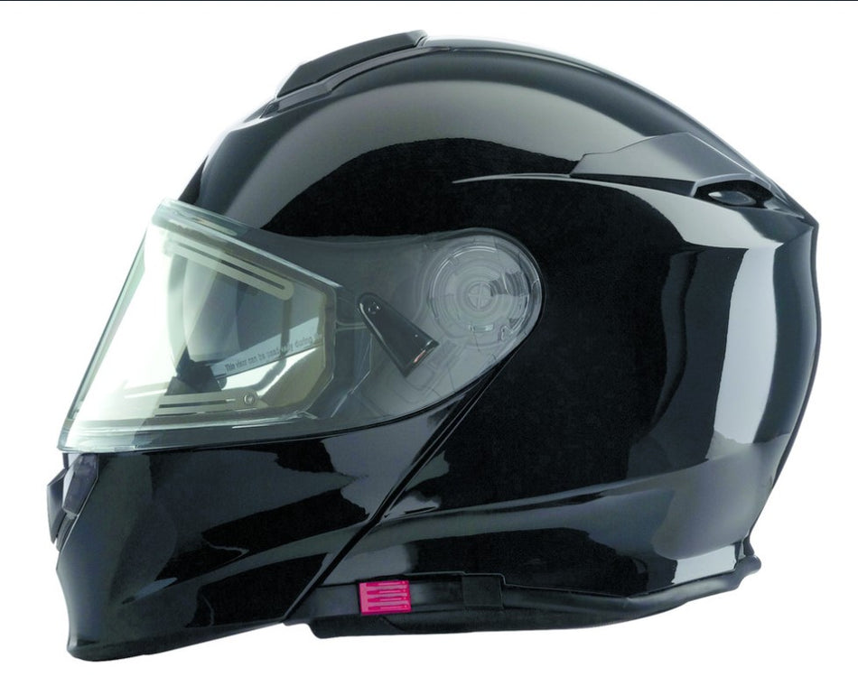 black full face helmet